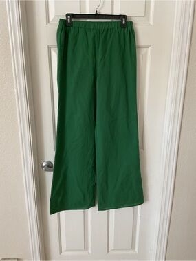 Day&Night Wide-Leg Green Pull-On Trousers